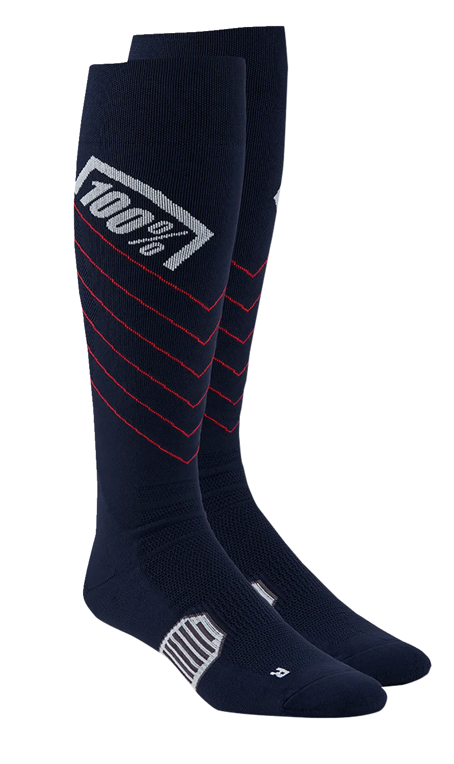 100% Hi-Side Performance Socks - Navy - Small/Medium 20054-00003