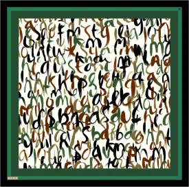 Armine Nudle Designer Silk Scarf #32