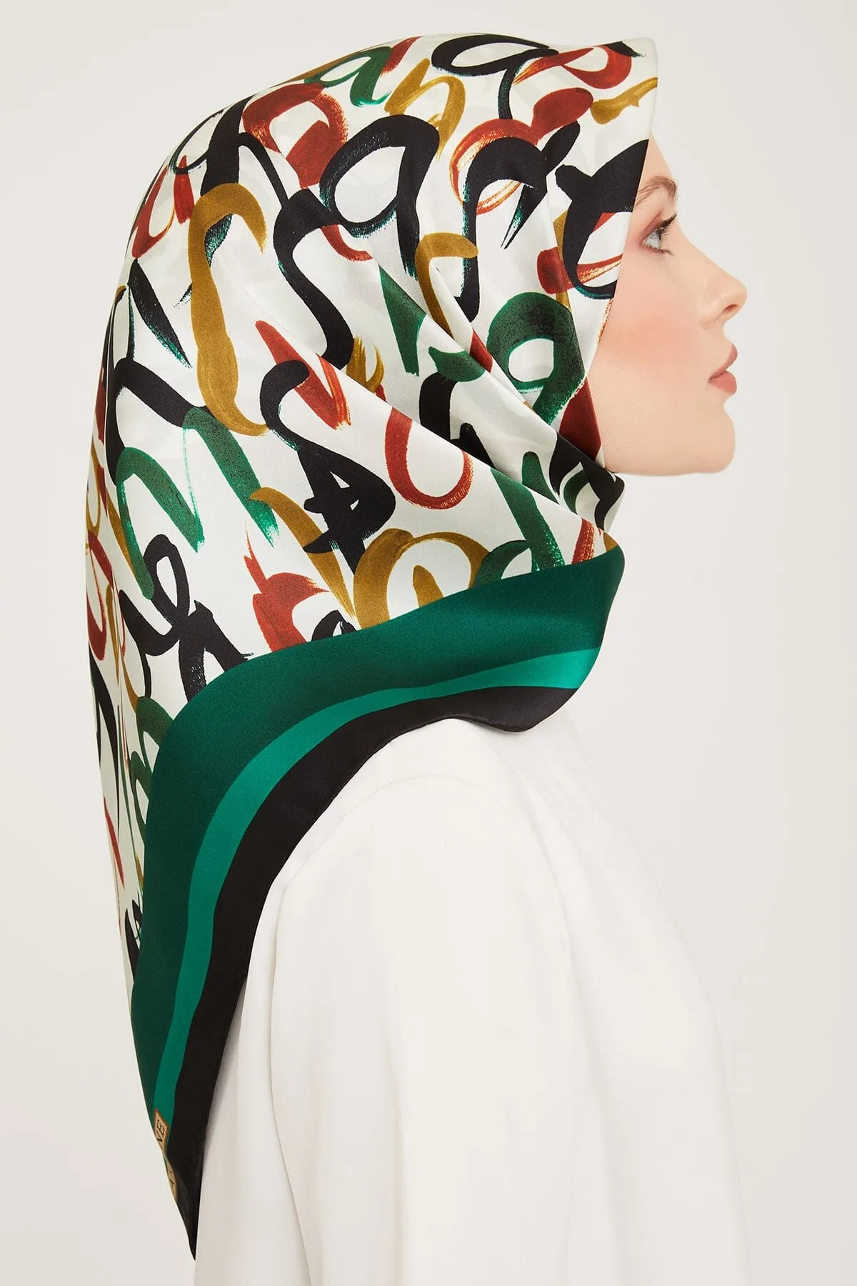Armine Nudle Designer Silk Scarf #32