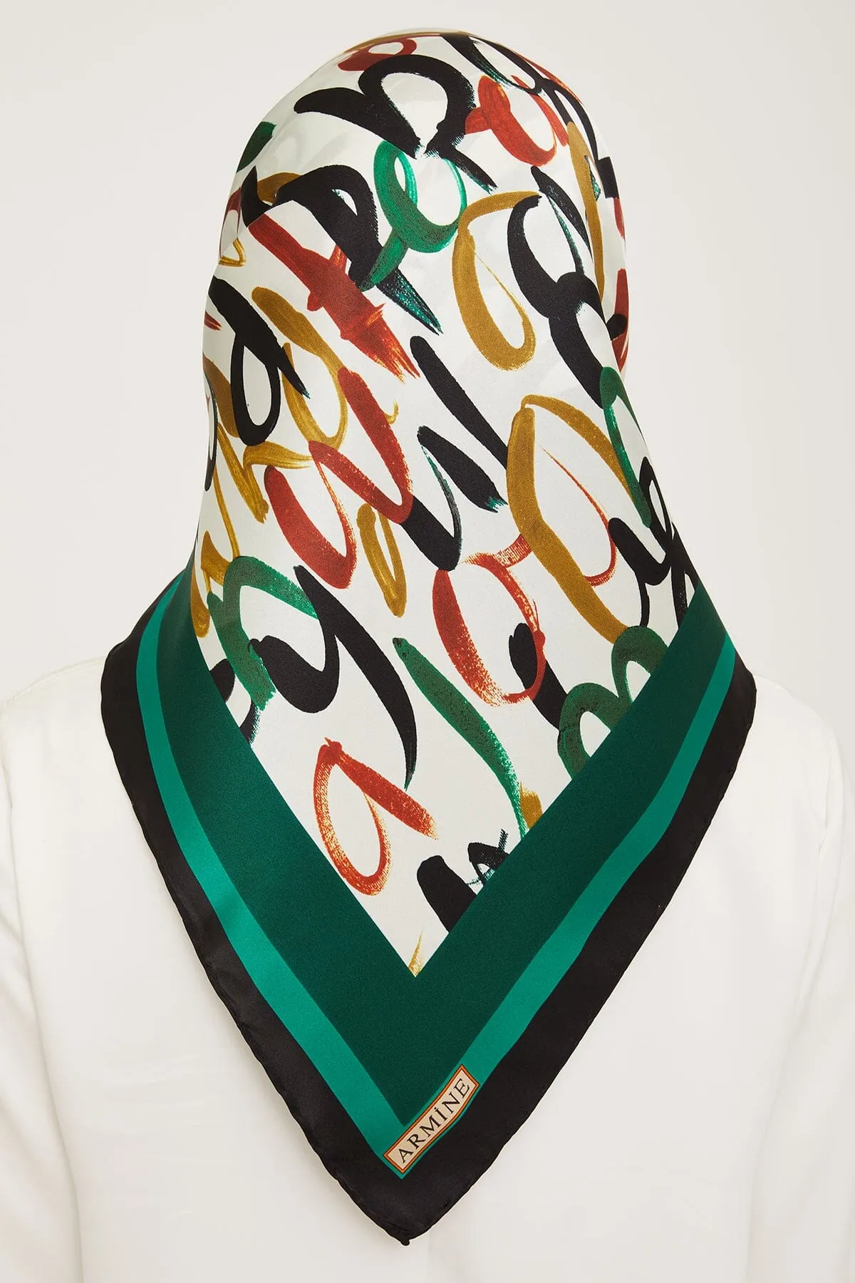 Armine Nudle Designer Silk Scarf #32