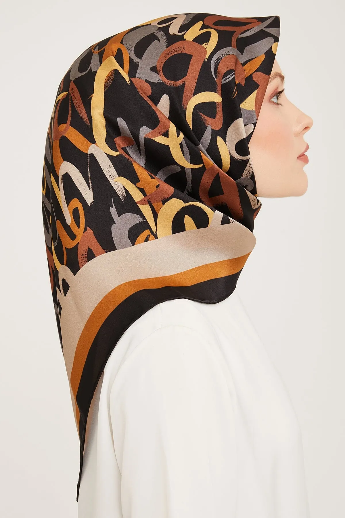 Armine Nudle Designer Silk Scarf #5