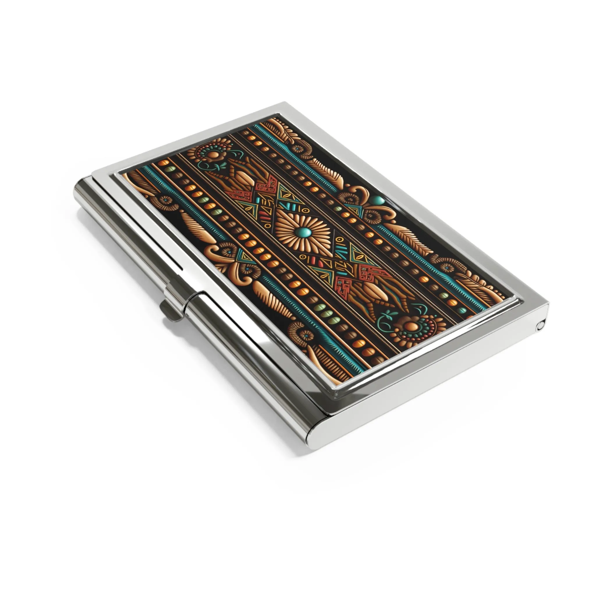 Aztec Design Business Card Holder