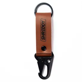 Box Logo Leather Clip Key Chain