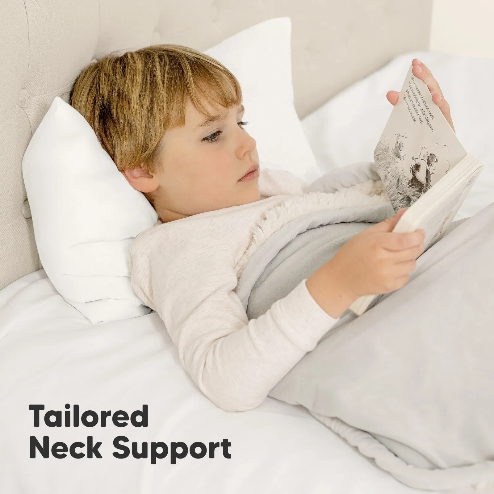 Buddy Toddler Pillow (Soft White)