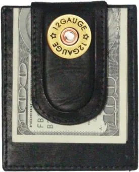 Custom 12 Gauge Shotgun Paul and Taylor Money Clip Wallet