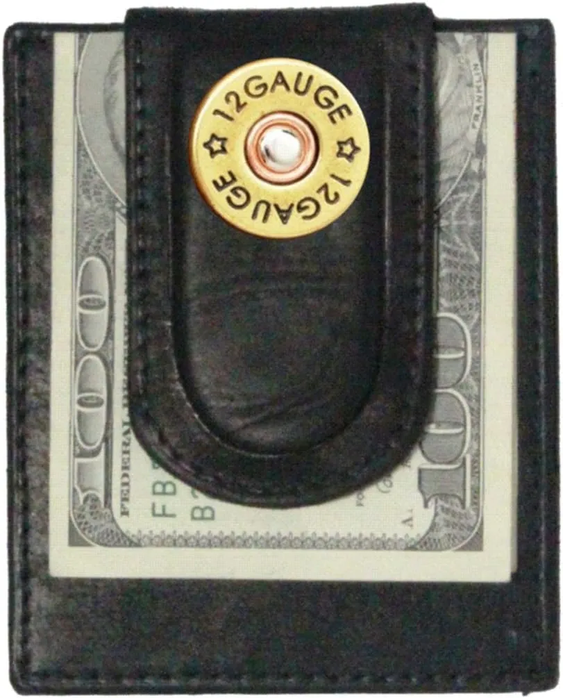 Custom 12 Gauge Shotgun Paul and Taylor Money Clip Wallet