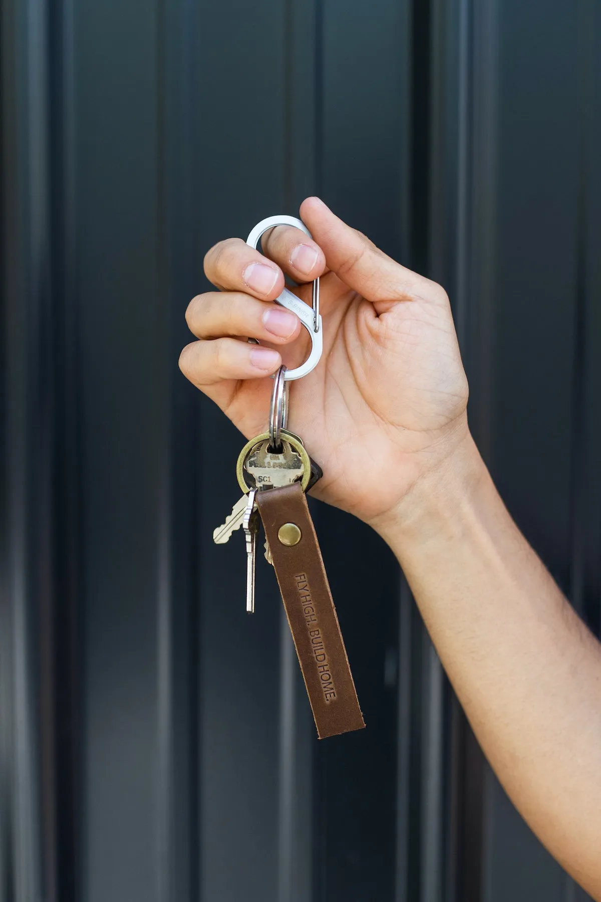 Fly High Build Home Key Chain