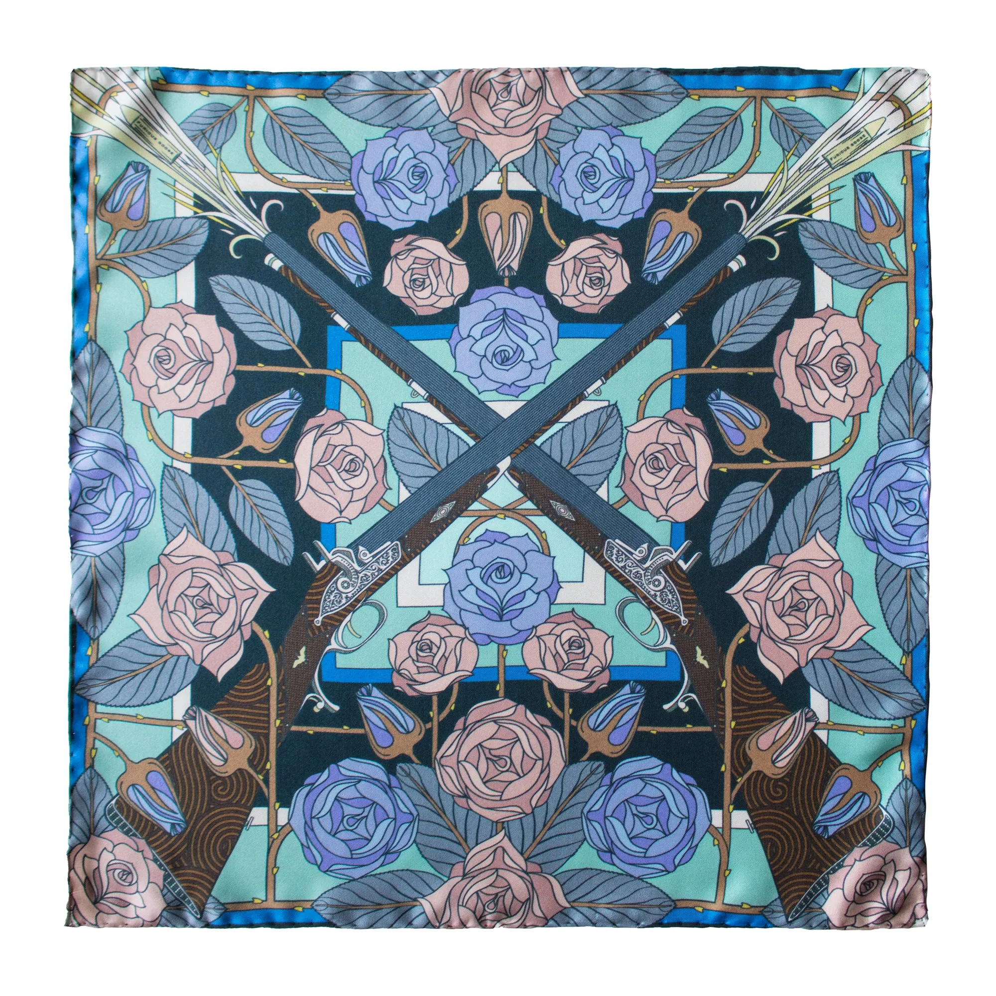 Maharaja's Rifle – Parma, Large Silk Scarf