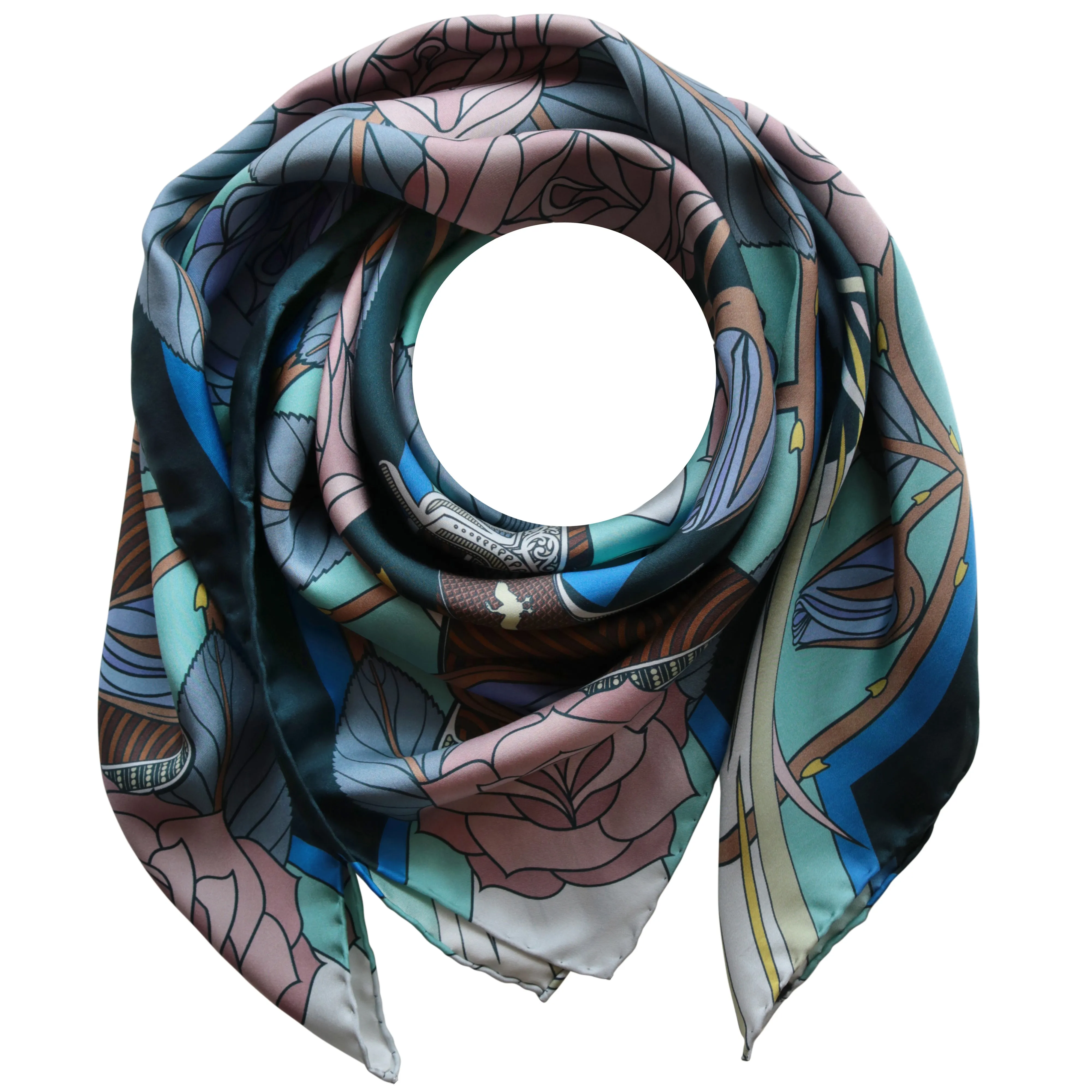 Maharaja's Rifle – Parma, Large Silk Scarf