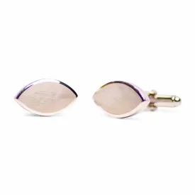 Marquise Mother of Pearl Silver Cufflinks
