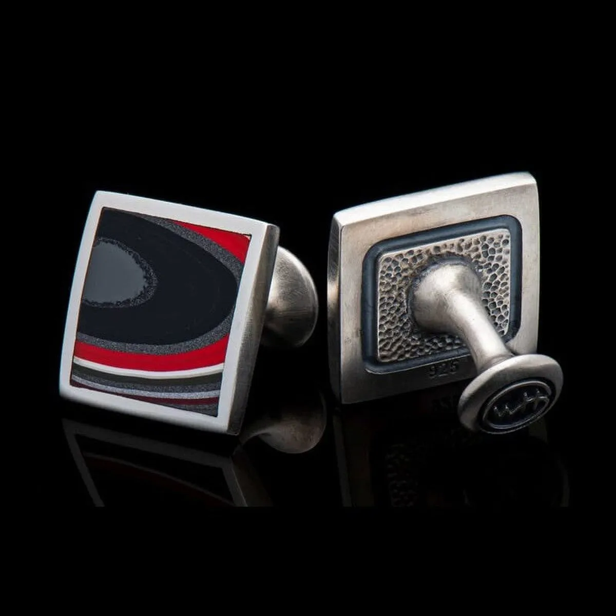 Men's Sterling Silver Cufflinks - CL FD