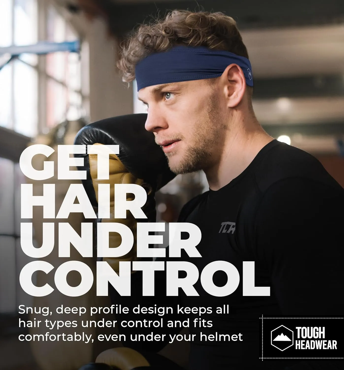 Mens Sweat Bands - Sport Headbands for Men - Workout Headbands for Women - Running Headband -Tennis Athletic Sweatband