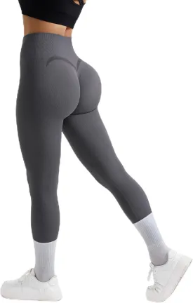 MOOSLOVER Seamless Butt Lifting Workout Leggings for Women High Waist Yoga Pants Compression Contour Tights