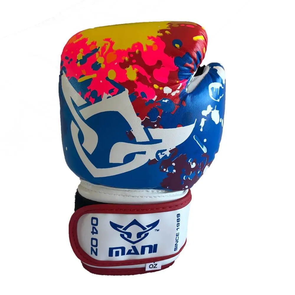 MULTI-COLOUR MOULD PADDING KIDS BOXING GLOVES