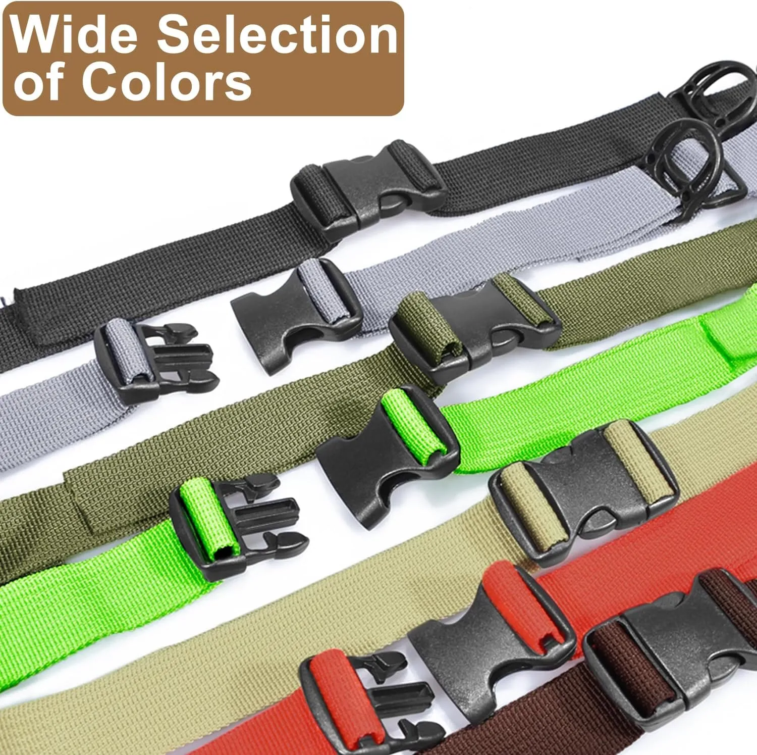Outdoor Backpack Chest Straps, Adjustable Sternum Strap for Backpacks Replacement, Camping Hiking Backpack Straps With Quick Release Buckle (Black of 1pcs)
