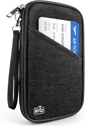 Passport Holder Family RFID Travel Document Organizer for Women Waterproof Passport Wallet Men Portable Case for Cards