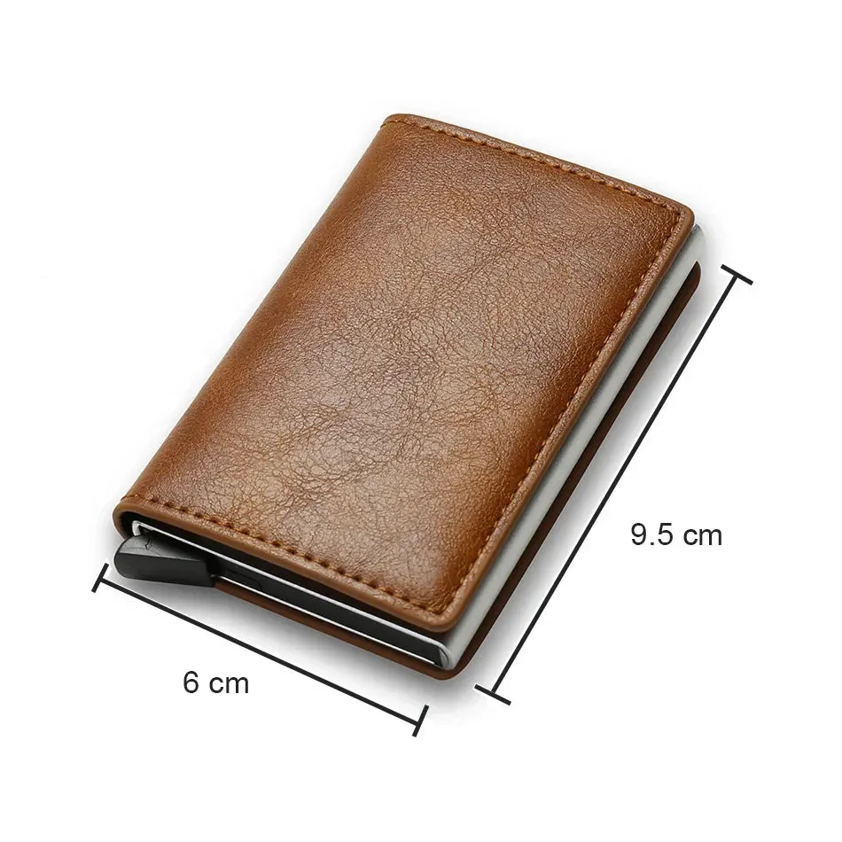RFID Blocking Minimalist Wallet Secure Slim Card Holder