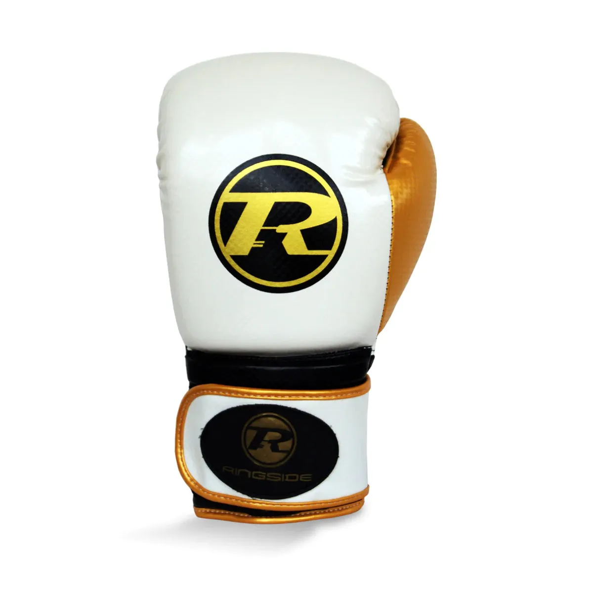 Ringside Pro Fitness Boxing Gloves White/Gold