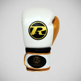 Ringside Pro Fitness Boxing Gloves White/Gold