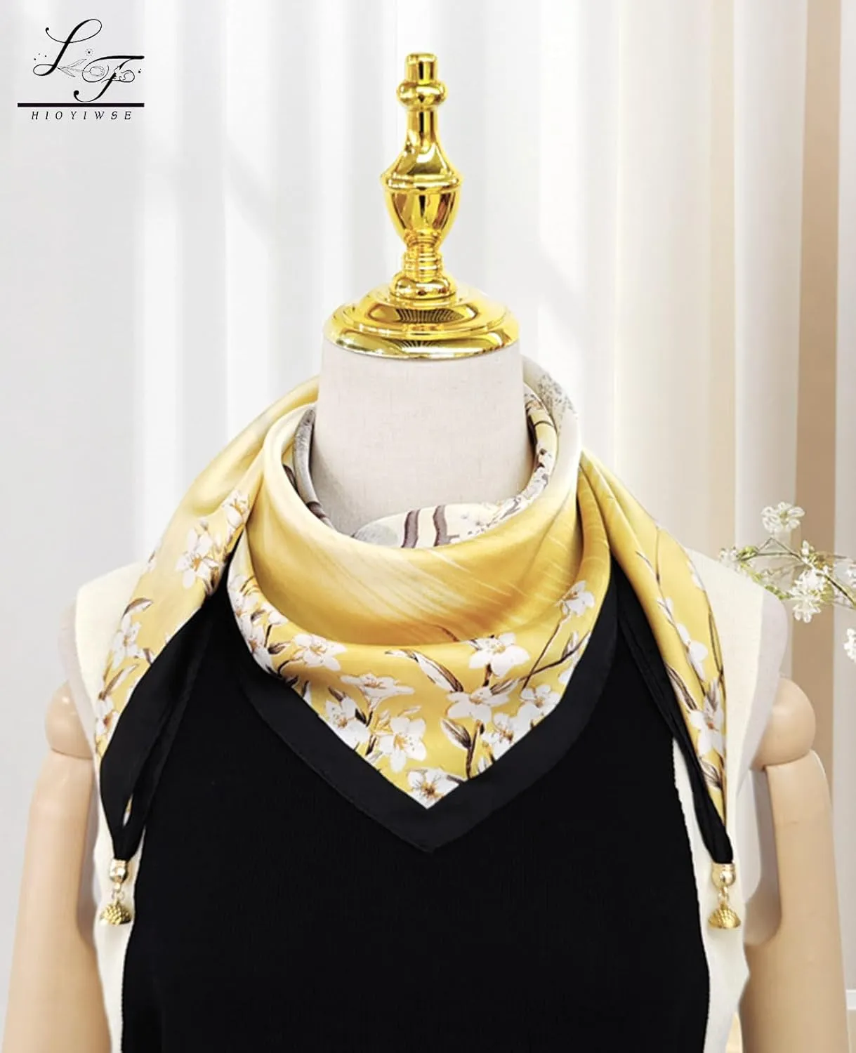 Satin Bandanas Head Scarf For Women Hair Scarves Accessories Lightweight Fashion Wrap Neck Silk Sleeping Headscarf