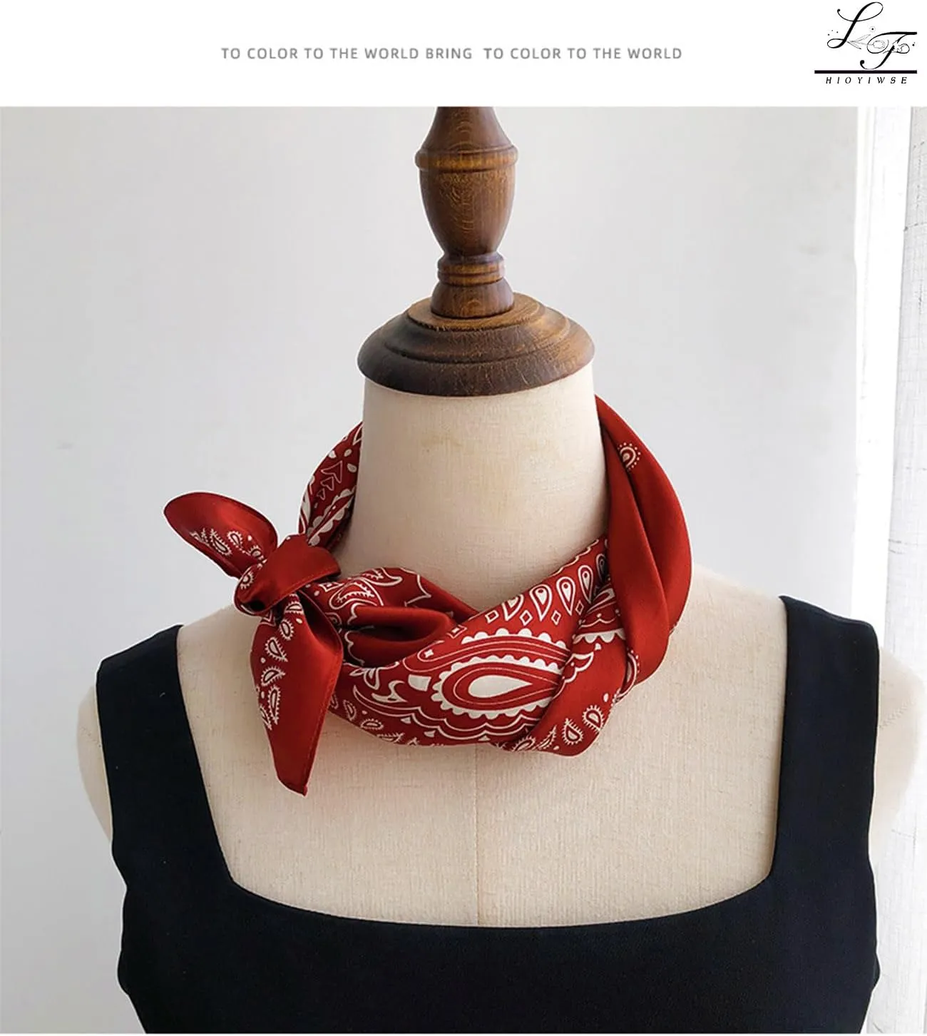Satin Bandanas Head Scarf For Women Hair Scarves Accessories Lightweight Fashion Wrap Neck Silk Sleeping Headscarf