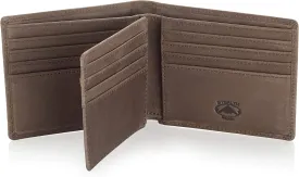 Stealth Mode Leather Bifold Wallet for Men With ID Window and RFID Blocking