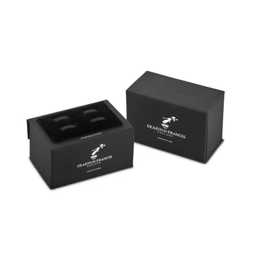 Sterling Silver Cyclist Cufflinks by Deakin & Francis