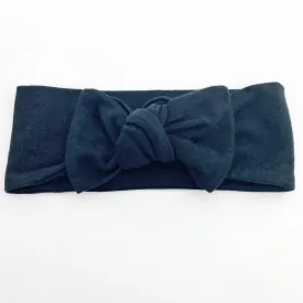 Top Knot Headband - Black - Newborn to Adult