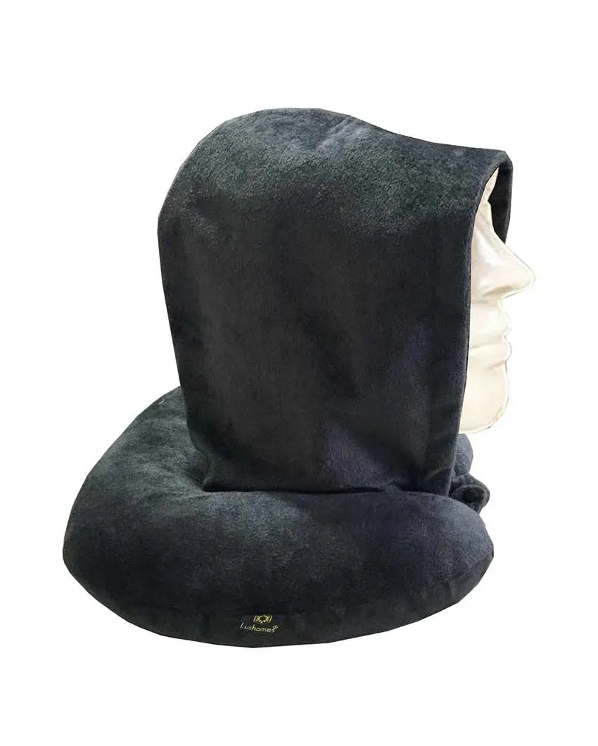 Unique Style Hoodie Neck Pillow Travel Comfort | 14 X 14 inches