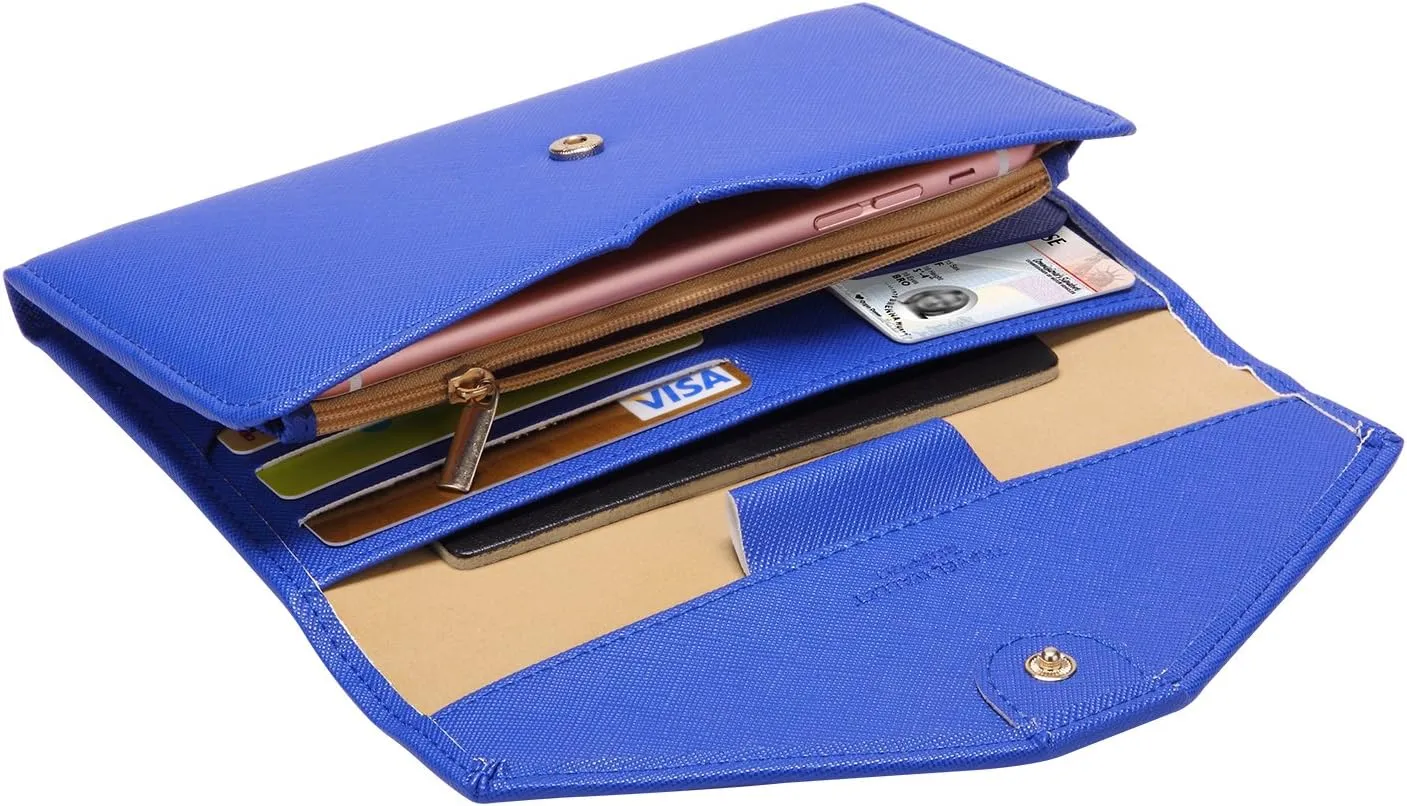 ZOPPEN Mulit-purpose Rfid Blocking Passport Holder Travel Wallet (Ver.4) Passport and Vaccine Card Holder ComboTri-fold Document Organizer Travel Essentials