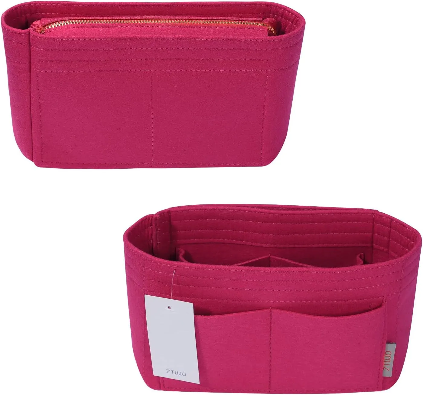 ZTUJO Purse Organizer, Bag Organizer, Insert Purse Organizer With 2 Packs In One Set For LV NeoNoe No Series perfectly